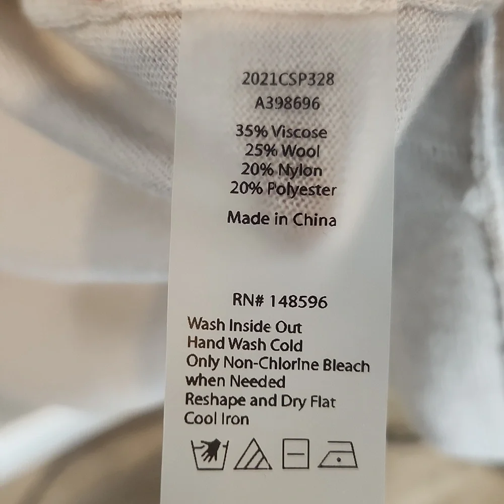 Universal Standard Light Gray Wool Blend Longline Cardigan - Picture 5 of 10